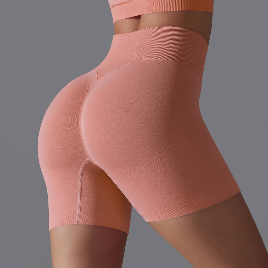Womens Yoga Sportswear 90% nylon 10%spandex Seamless Shorts Y-6666 print logo 10