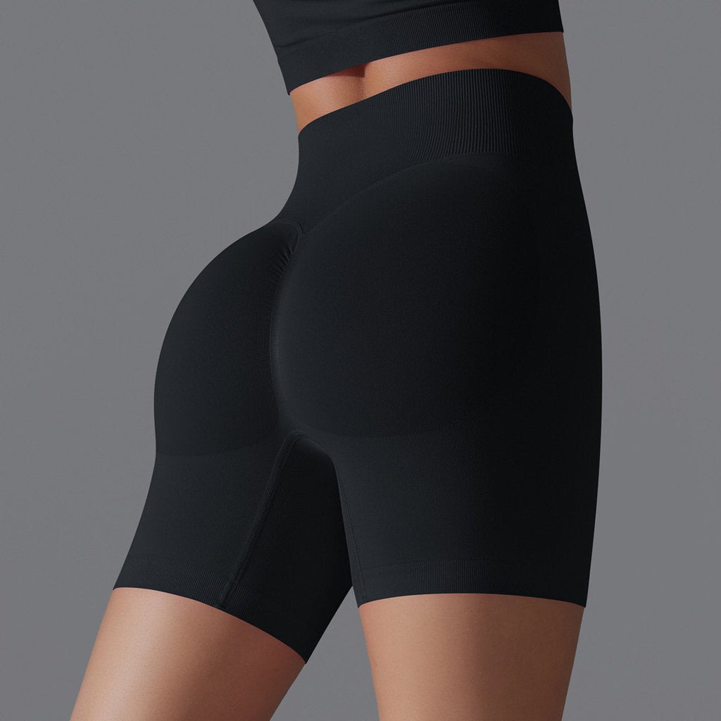 Womens Yoga Sportswear 90% nylon 10%spandex Seamless Shorts Y-6666 print logo 46