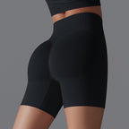 Womens Yoga Sportswear 90% nylon 10%spandex Seamless Shorts Y-6666 print logo 46