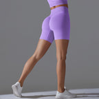 Womens Yoga Sportswear 90% nylon 10%spandex Seamless Shorts Y-6666 print logo 22