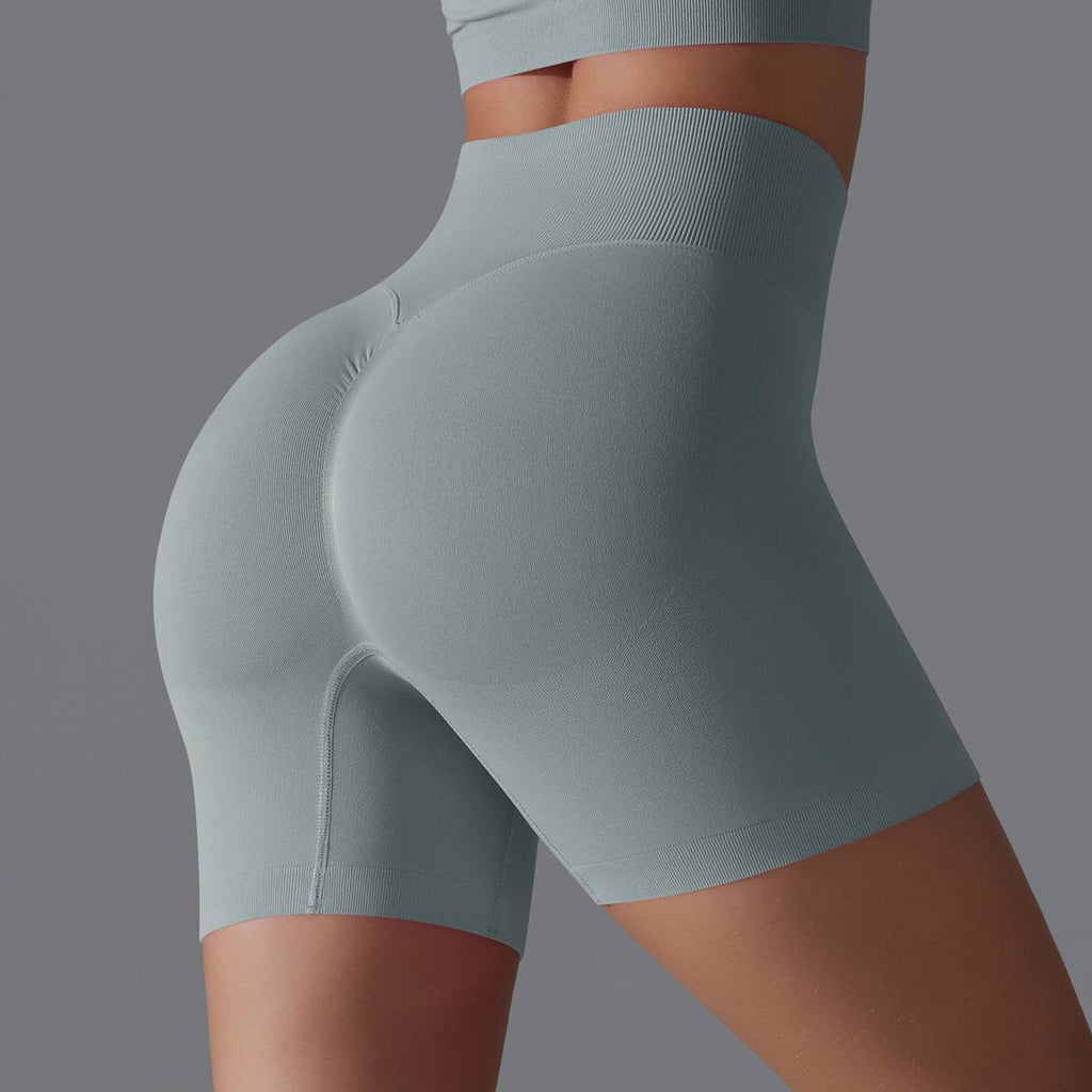 Womens Yoga Sportswear 90% nylon 10%spandex Seamless Shorts Y-6666 print logo 14