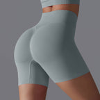 Womens Yoga Sportswear 90% nylon 10%spandex Seamless Shorts Y-6666 print logo 14