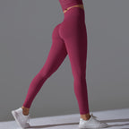 Womens Fitness Yoga 90%nylon 10%spandex Leggings Y-6666 print logo 6