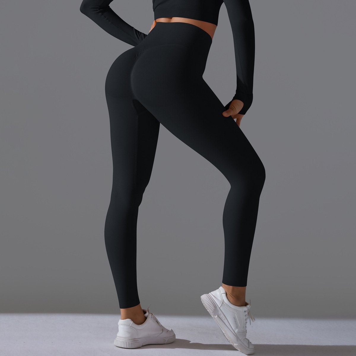 Womens Fitness Yoga 90%nylon 10%spandex Leggings Y-6666 print logo 42