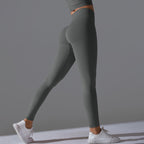 Womens Fitness Yoga 90%nylon 10%spandex Leggings Y-6666 print logo 11