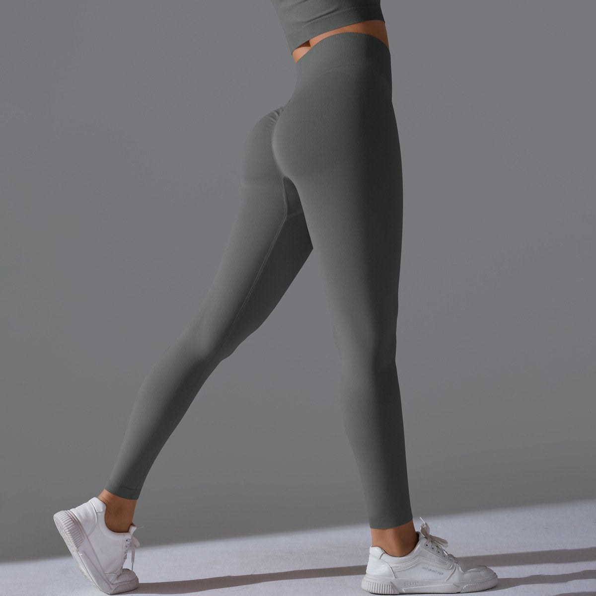 Womens Fitness Yoga 90%nylon 10%spandex Leggings Y-6666 print logo 11