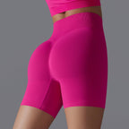 Womens Yoga Sportswear 90% nylon 10%spandex Seamless Shorts Y-6666 print logo 59