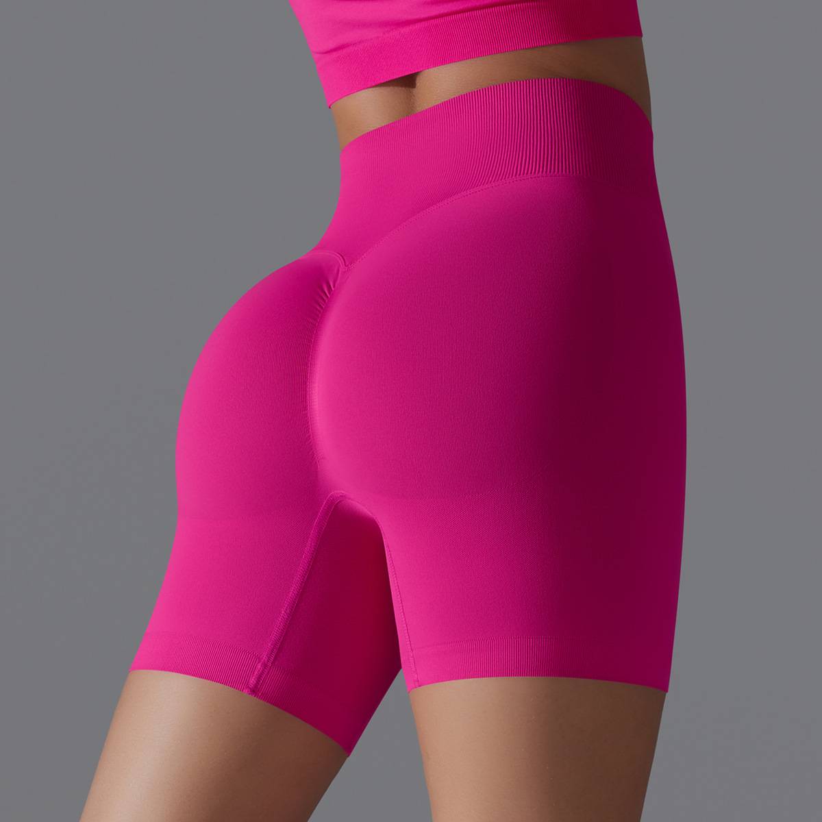 Womens Yoga Sportswear 90% nylon 10%spandex Seamless Shorts Y-6666 print logo 59