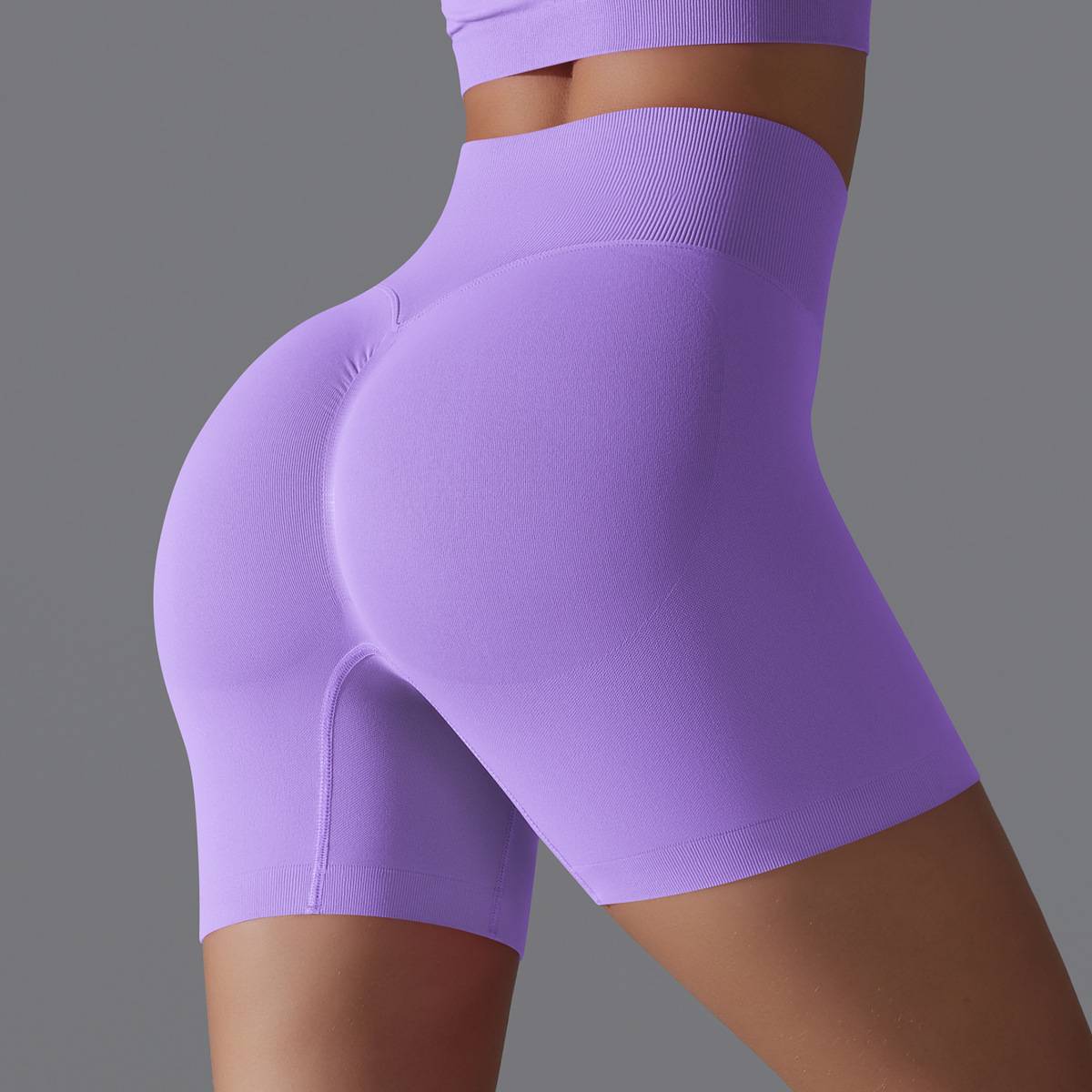 Womens Yoga Sportswear 90% nylon 10%spandex Seamless Shorts Y-6666 print logo 7