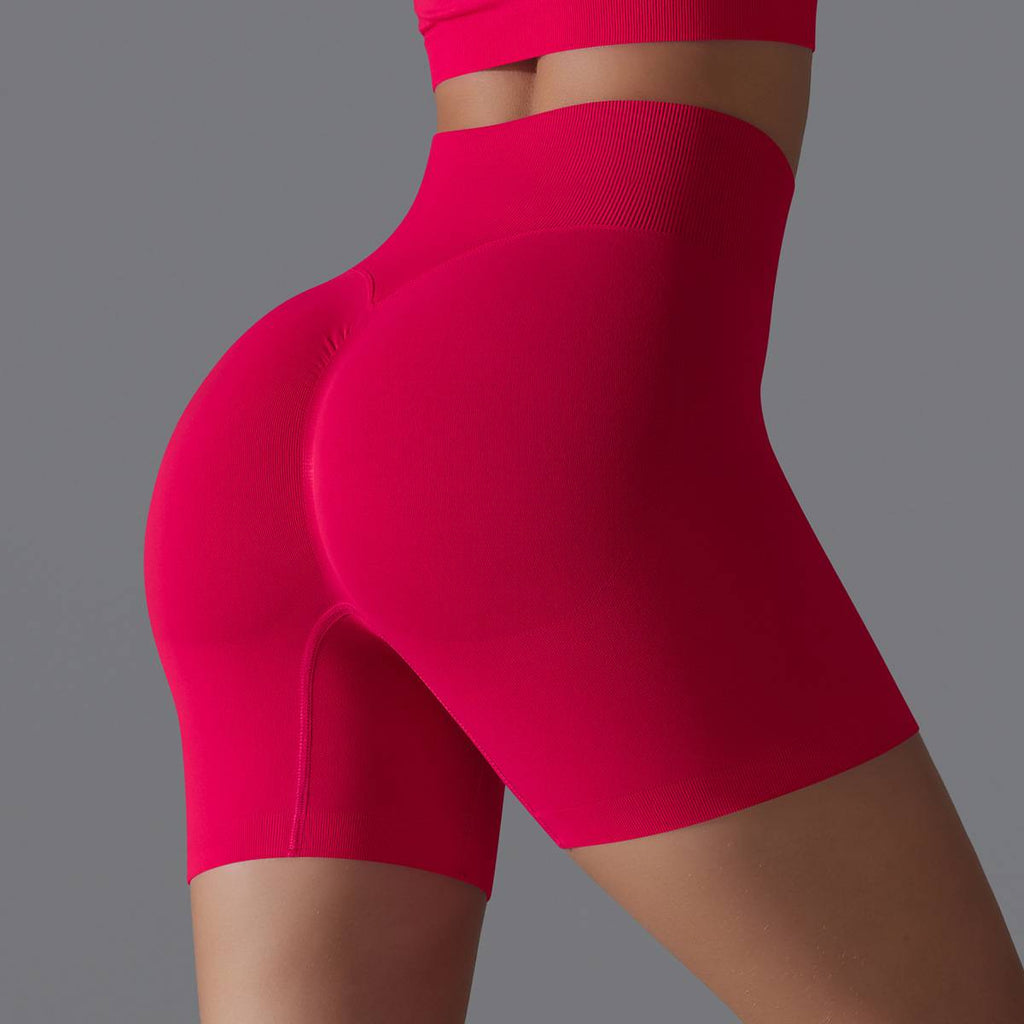 Womens Yoga Sportswear 90% nylon 10%spandex Seamless Shorts Y-6666 print logo 3