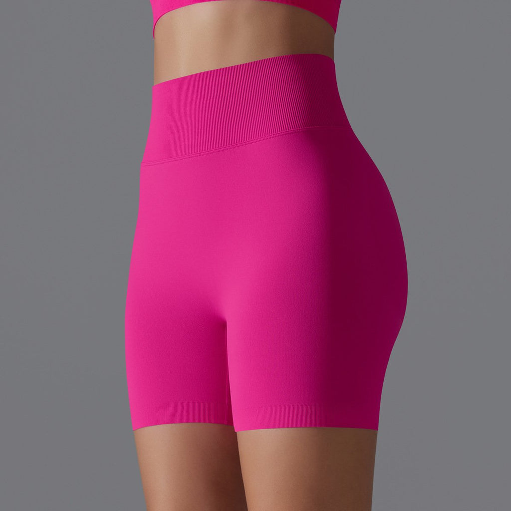 Womens Yoga Sportswear 90% nylon 10%spandex Seamless Shorts Y-6666 print logo 55