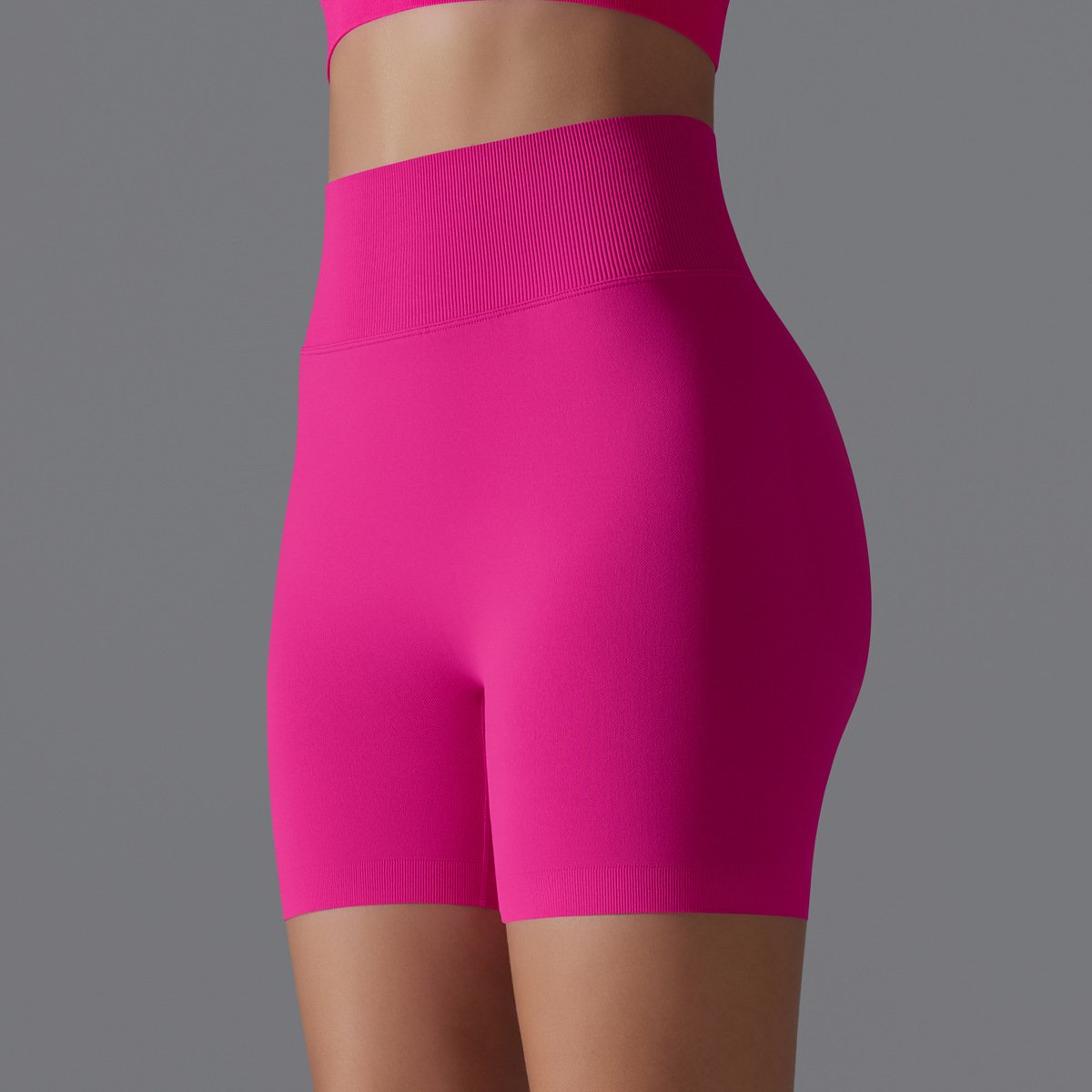 Womens Yoga Sportswear 90% nylon 10%spandex Seamless Shorts Y-6666 print logo 55