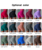 Womens Yoga Sportswear 90% nylon 10%spandex Seamless Shorts Y-6666 print logo 23