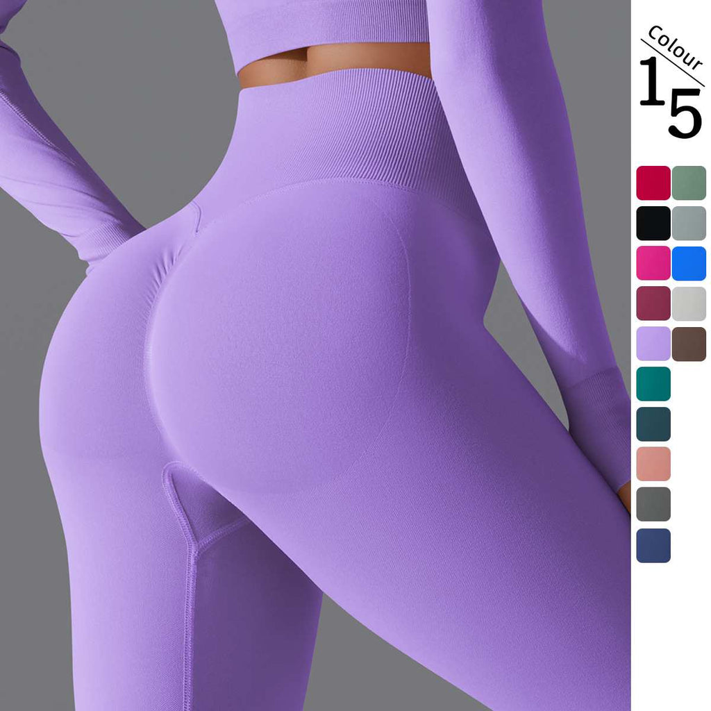Womens Fitness Yoga 90%nylon 10%spandex Leggings Y-6666 print logo 19