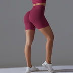 Womens Yoga Sportswear 90% nylon 10%spandex Seamless Shorts Y-6666 print logo 68