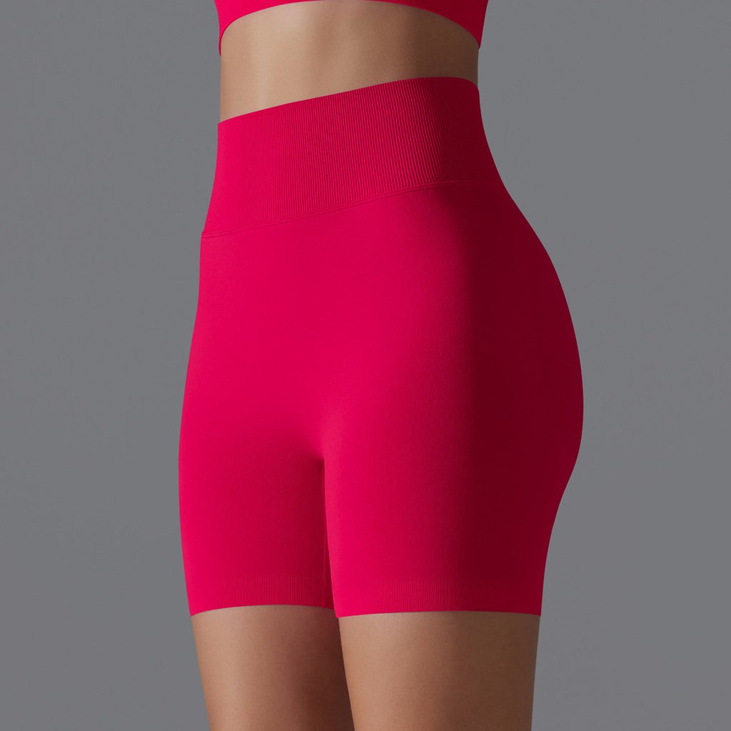 Womens Yoga Sportswear 90% nylon 10%spandex Seamless Shorts Y-6666 print logo 32