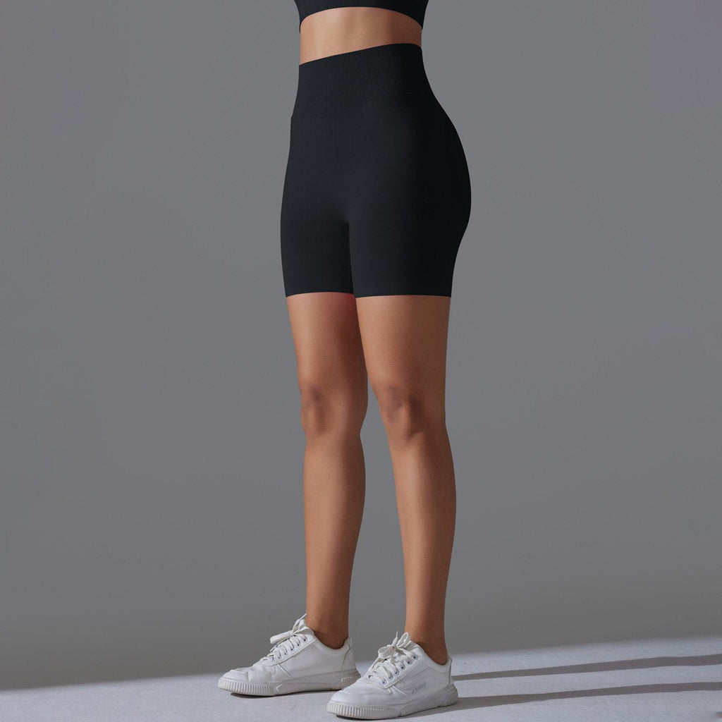 Womens Yoga Sportswear 90% nylon 10%spandex Seamless Shorts Y-6666 print logo 36