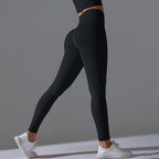 Womens Fitness Yoga 90%nylon 10%spandex Leggings Y-6666 print logo 4