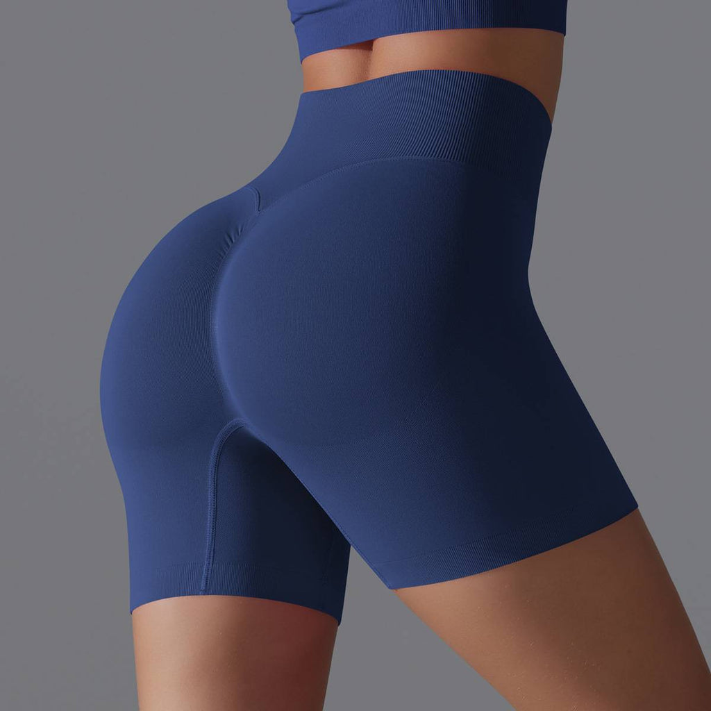Womens Yoga Sportswear 90% nylon 10%spandex Seamless Shorts Y-6666 print logo 12