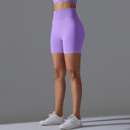Womens Yoga Sportswear 90% nylon 10%spandex Seamless Shorts Y-6666 print logo 76