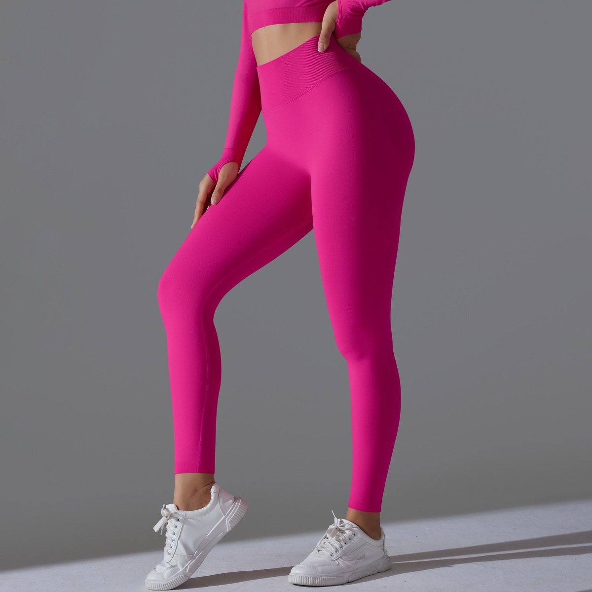 Womens Fitness Yoga 90%nylon 10%spandex Leggings Y-6666 print logo 56