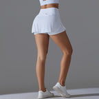 Womens Fitness Workout 75%Nylon 25%Spandex Skirts Y-7030 print logo 25