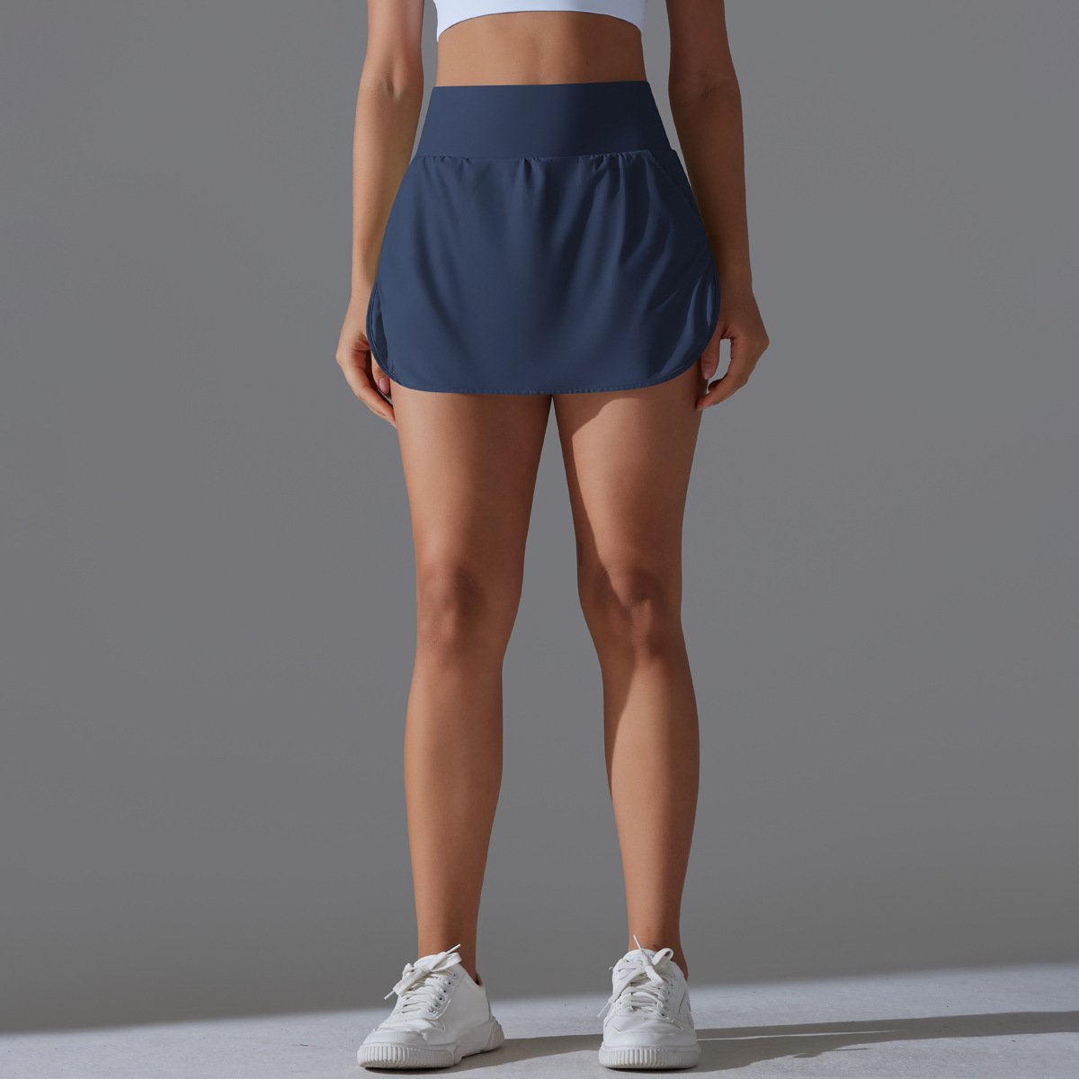 Womens Fitness Workout 75%Nylon 25%Spandex Skirts Y-7030 print logo 37