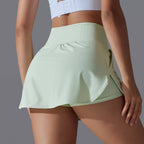 Womens Fitness Workout 75%Nylon 25%Spandex Skirts Y-7030 print logo 69
