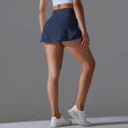 Womens Fitness Workout 75%Nylon 25%Spandex Skirts Y-7030 print logo 13
