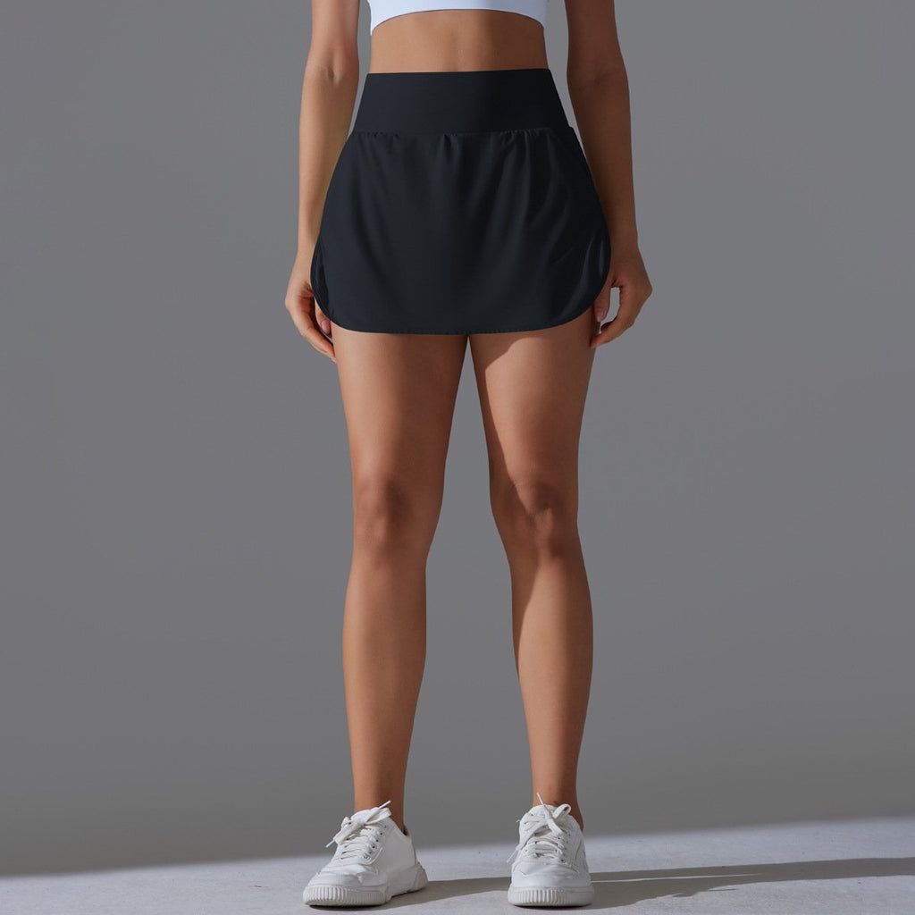 Womens Fitness Workout 75%Nylon 25%Spandex Skirts Y-7030 print logo 57