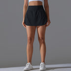 Womens Fitness Workout 75%Nylon 25%Spandex Skirts Y-7030 print logo 57