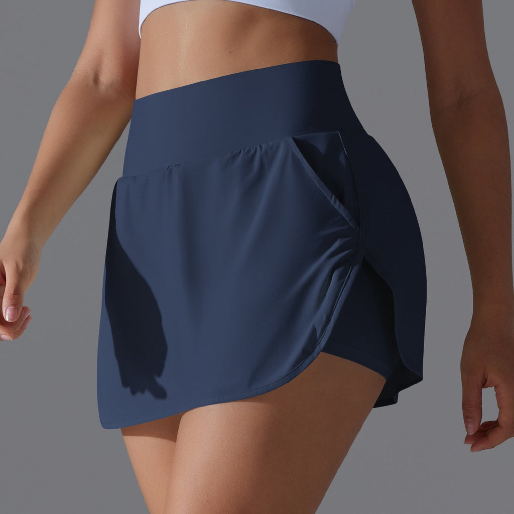 Womens Fitness Workout 75%Nylon 25%Spandex Skirts Y-7030 print logo 33