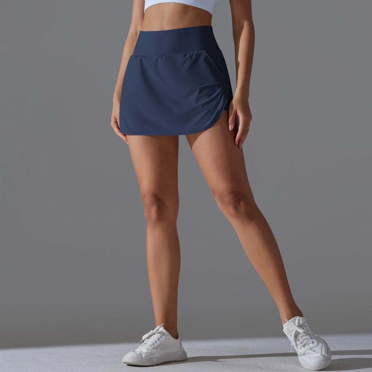 Womens Fitness Workout 75%Nylon 25%Spandex Skirts Y-7030 print logo 42