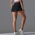 Womens Fitness Workout 75%Nylon 25%Spandex Skirts Y-7030 print logo 59