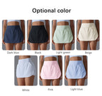 Womens Fitness Workout 75%Nylon 25%Spandex Skirts Y-7030 print logo 23