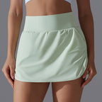 Womens Fitness Workout 75%Nylon 25%Spandex Skirts Y-7030 print logo 71