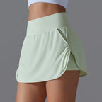 Womens Fitness Workout 75%Nylon 25%Spandex Skirts Y-7030 print logo 68