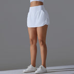 Womens Fitness Workout 75%Nylon 25%Spandex Skirts Y-7030 print logo 24