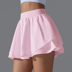 Womens Casual Tennis 93%Nylon 7%Spandex Skirts Y-7034 print logo 5