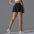 Womens Casual Tennis 93%Nylon 7%Spandex Skirts Y-7034 print logo 33