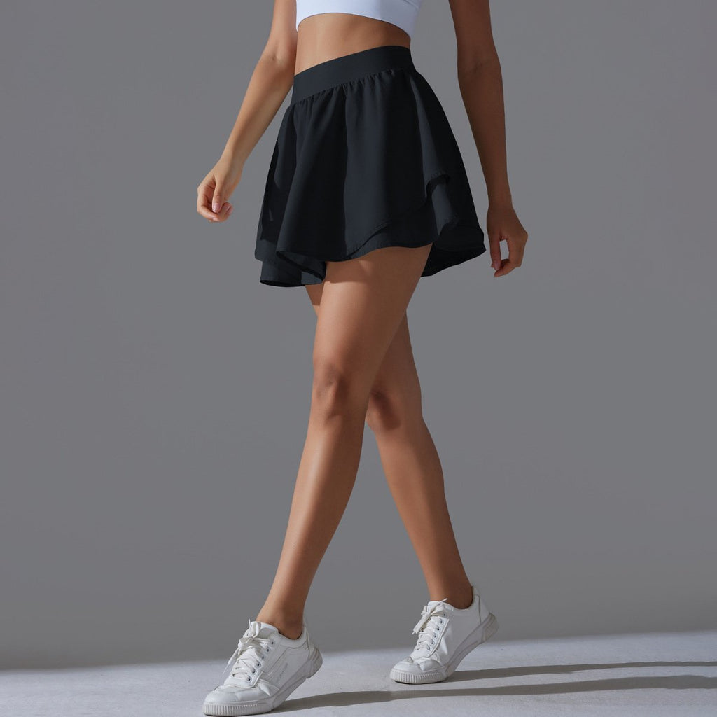 Womens Casual Tennis 93%Nylon 7%Spandex Skirts Y-7034 print logo 34