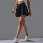 Womens Casual Tennis 93%Nylon 7%Spandex Skirts Y-7034 print logo 34