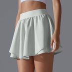 Womens Casual Tennis 93%Nylon 7%Spandex Skirts Y-7034 print logo 70