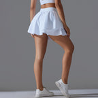 Womens Casual Tennis 93%Nylon 7%Spandex Skirts Y-7034 print logo 26