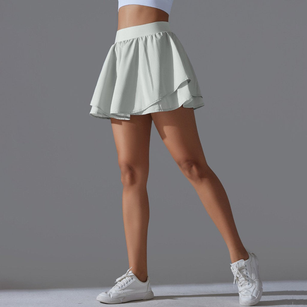 Womens Casual Tennis 93%Nylon 7%Spandex Skirts Y-7034 print logo 66