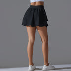 Womens Casual Tennis 93%Nylon 7%Spandex Skirts Y-7034 print logo 38