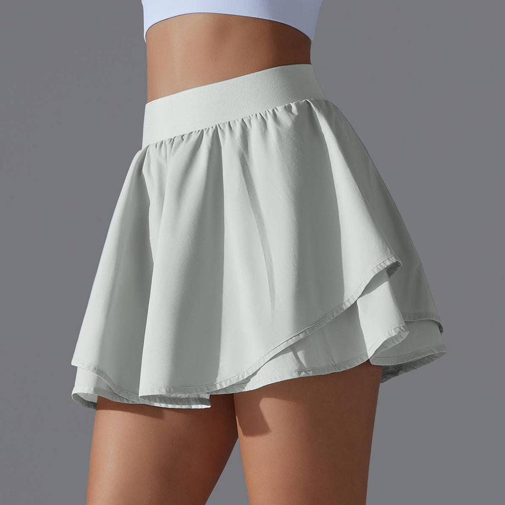 Womens Casual Tennis 93%Nylon 7%Spandex Skirts Y-7034 print logo 74