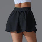 Womens Casual Tennis 93%Nylon 7%Spandex Skirts Y-7034 print logo 47