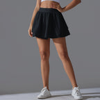 Womens Casual Tennis 93%Nylon 7%Spandex Skirts Y-7034 print logo 35