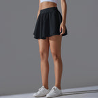 Womens Casual Tennis 93%Nylon 7%Spandex Skirts Y-7034 print logo 31